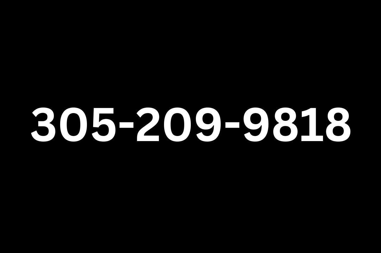 305-209-9818